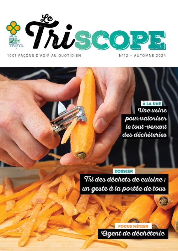Couverture du nouveau magazine Triscope. 