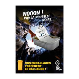 Nos emballages préfèrent le bac jaune