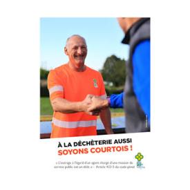 A la déchèterie aussi...