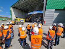 L'ancien centre de tri des collectes sélectives trie et prépare désormais le tout-venant des déchèteries