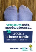 Tous à la borne textile